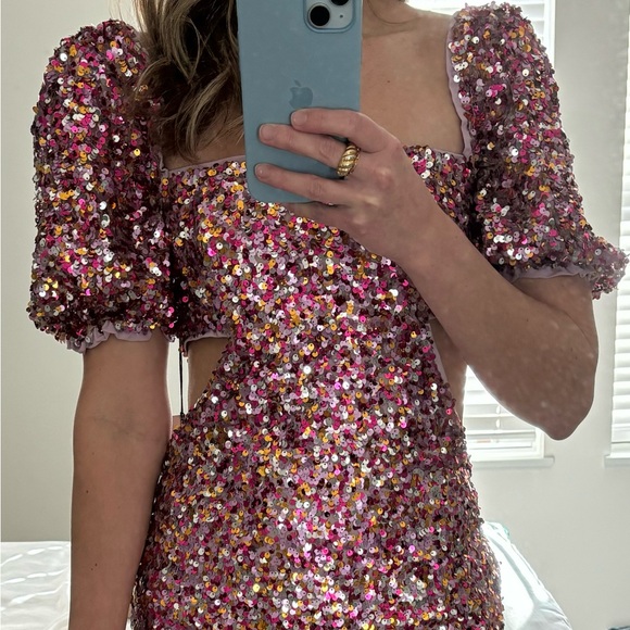 LPA Ilana Dress in Multi Sequins - Picture 11 of 13